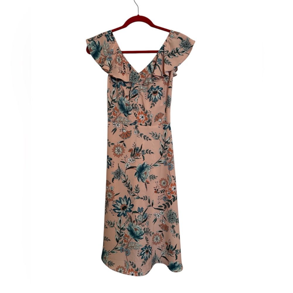 LOFT Outlet Peach and Pink Spring/Summer Dress - NWT